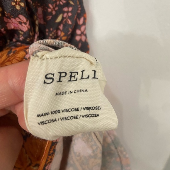 SPELL Love Jetty Sleeveless Tunic Mini Dress Balmy Nights Size Small - Picture 9 of 11